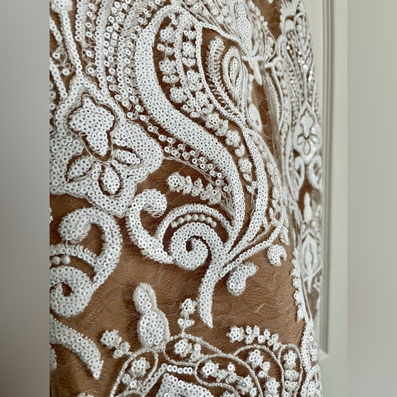 NWT Free People Sequin Mini Dress - Boho Bridal - Picture 5 of 10